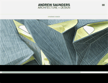 Tablet Screenshot of andrewasaunders.com